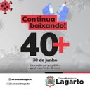 A hora da vacina chegou para os 40+ A hora da vacina chegou para os 40+