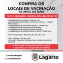 Confira os locais de vacinação