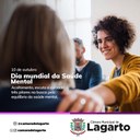 Dia Mundial de Saúde Mental Dia Mundial de Saúde Mental