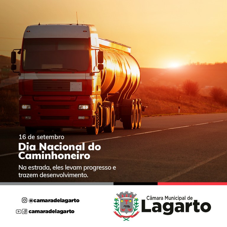 Dia Nacional do Caminhoneiro — Câmara Municipal de Lagarto