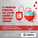 Doe sangue, salve vidas!