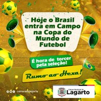 É estreia do Brasil na Copa!