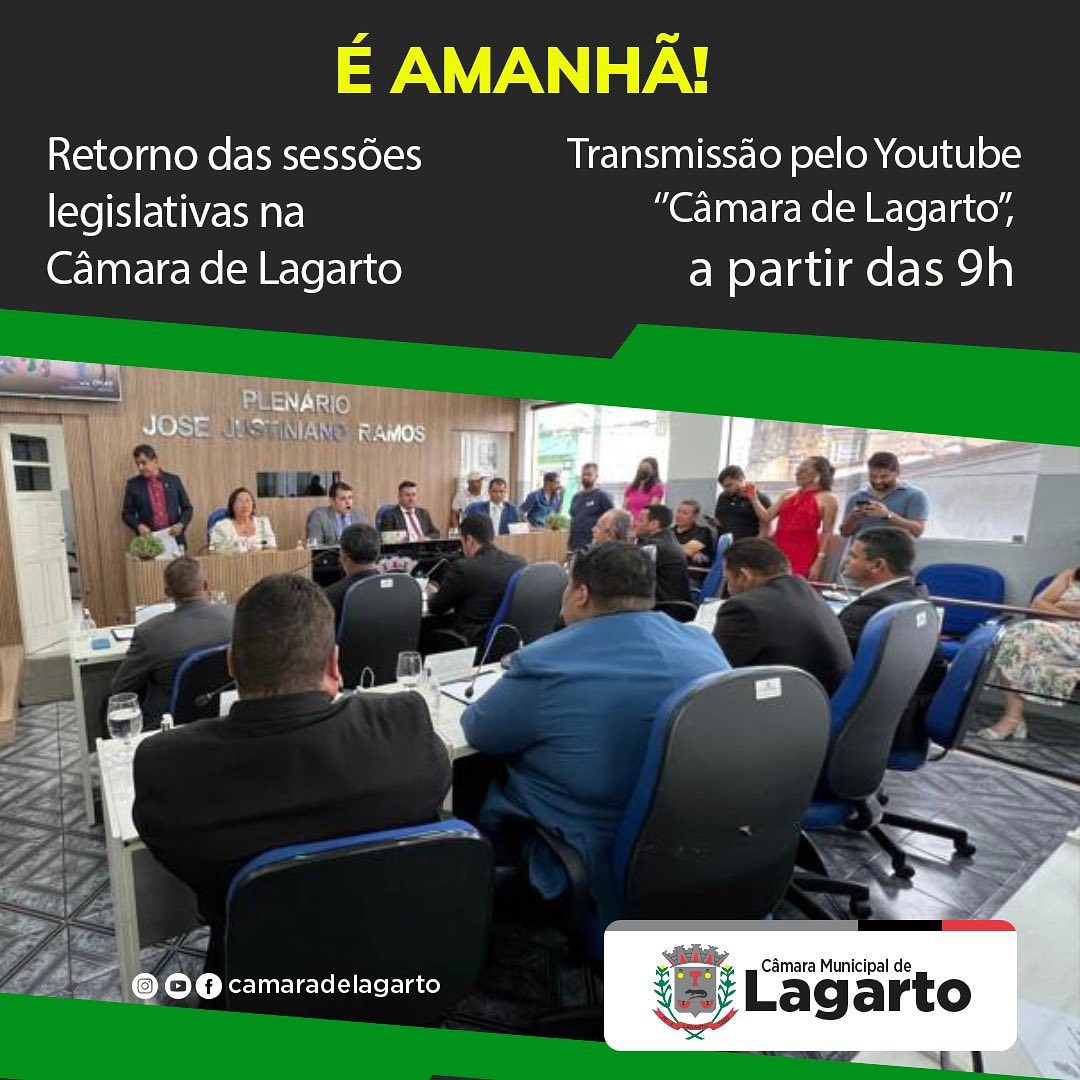 Retorno das Sessões Legislativas