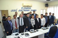 Vereadores parabenizam Festival da Mandioca e homenageiam o Sr. João Balbino dos Santos